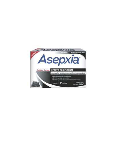 Asepxia Jabón Carbon 100G