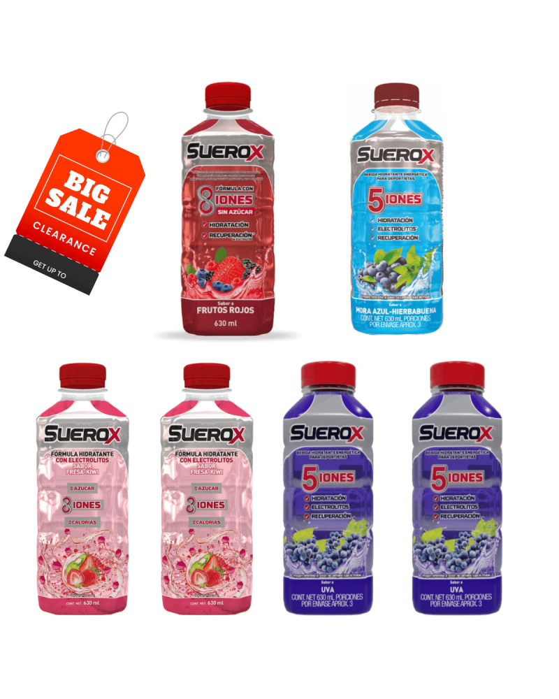 Pack No2 Pg 5 Llv 6 Suerox (2Kiwi + 2Uva + 1Frutos + 1Mora)